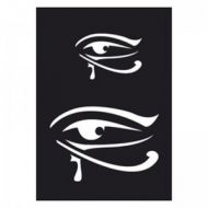 Selvklæbende Tattoo stencil. Egyptian Eye